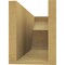 Ekena Millwork 6in. W x 8in. H x 20in. L Crestline Woodgrain TimberThane Rafter Tail, Primed Tan RFTUR06X08X20CRERCPR - alternate 4